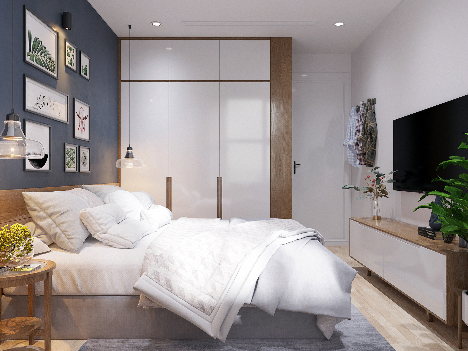 phòng ngủ chung cư đẹp - nội thất phòng ngủ đẹp